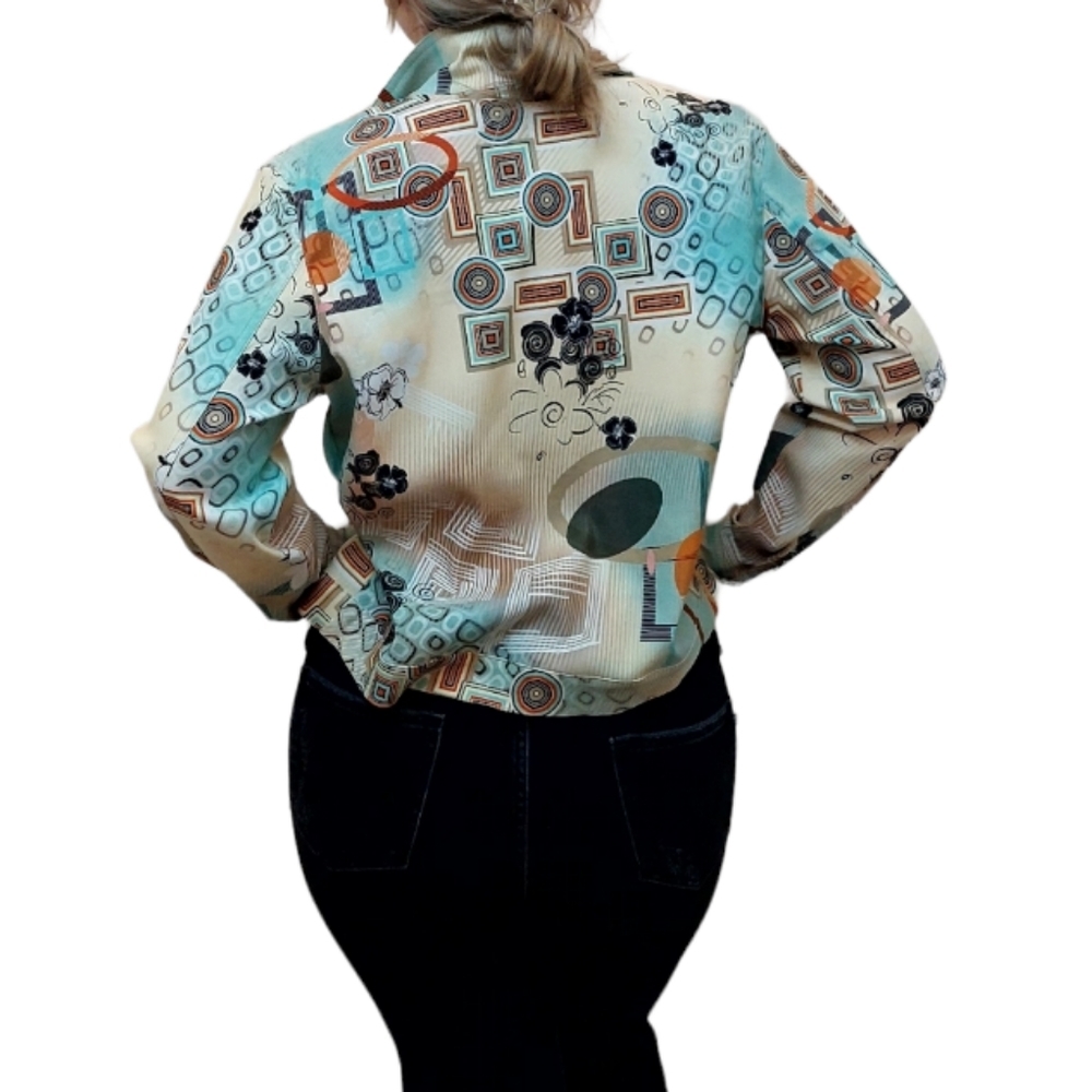 Y2K Impulse of California Jacket Printed Retro Design Size Medium USA